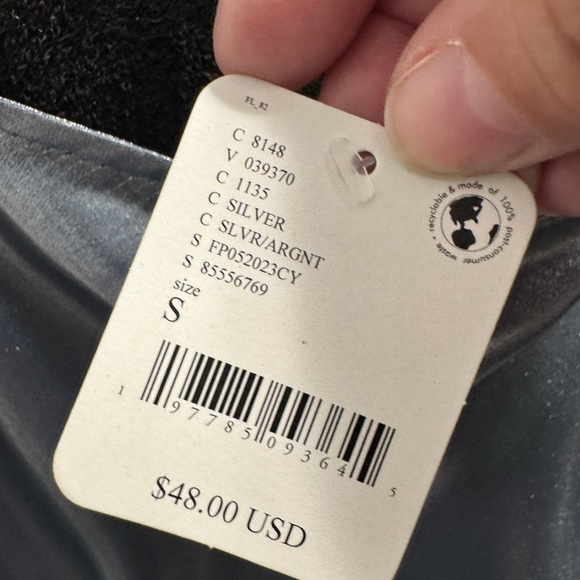 Intimately Free People Sunset Shimmer Woven Cami Silver - Picture 8 of 10